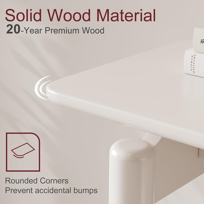 Wooden Console Table Slim for Hallway Sofa Small
