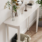 Wooden Console Table Slim for Hallway Sofa Small