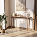 Wooden Console Table Slim for Hallway Sofa Small