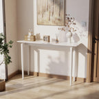 Wooden Console Table Slim for Hallway Sofa Small