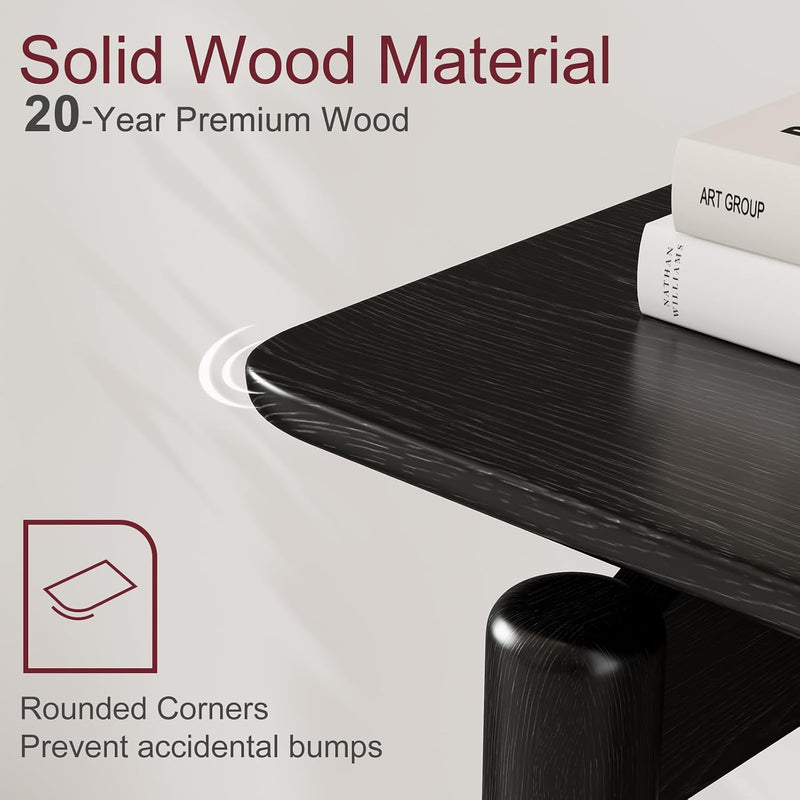 Wooden Console Table Slim for Hallway Sofa Small
