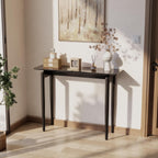 Wooden Console Table Slim for Hallway Sofa Small