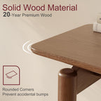 Wooden Console Table Slim for Hallway Sofa Small