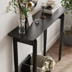 Wooden Console Table Slim for Hallway Sofa Small