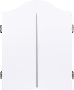 Wooden Dart Cabinet Sisal Dartboard Includes 6 Darts