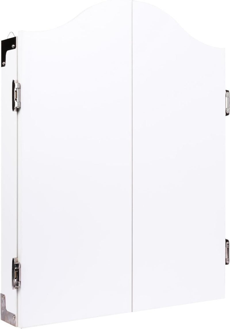 Wooden Dart Cabinet Sisal Dartboard Includes 6 Darts