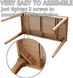 Wooden Desk with Drawers Small Wood Computer