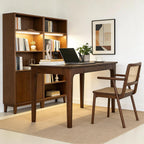 Wooden Desk with Drawers Small Wood Computer