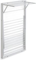 Wooden Extendable Wall Clothes Airer 16m Long Wire