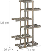 Wooden Flower Rack 5-Tier Plant Stand