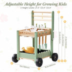Wooden Garden Trolley for Kids