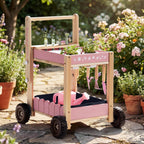 Wooden Garden Trolley for Kids