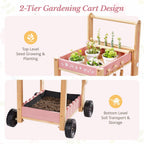 Wooden Garden Trolley for Kids