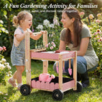 Wooden Garden Trolley for Kids