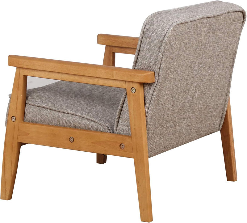 Wooden Kids Sofa Chair Comfortable Pvc Child's