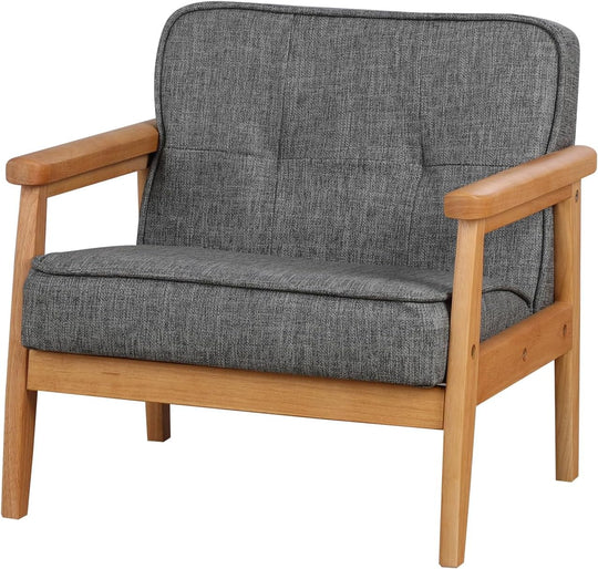 Wooden Kids Sofa Chair Comfortable Pvc Child's