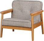 Wooden Kids Sofa Chair Comfortable Pvc Child's
