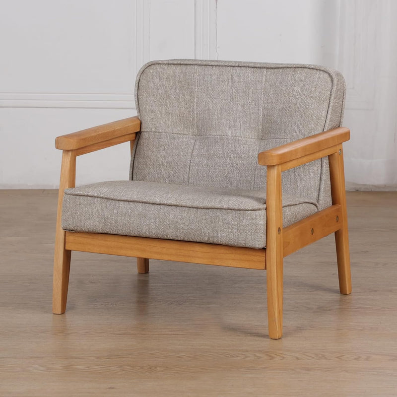 Wooden Kids Sofa Chair Comfortable Pvc Child's