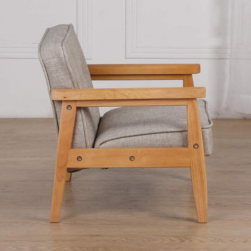 Wooden Kids Sofa Chair Comfortable Pvc Child's