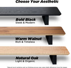 Wooden Monitor Stand Desk Organiser Large 45.6"