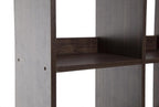 Wooden Open Shelf 6 Cube Storage Unit Organiser
