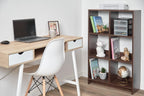 Wooden Open Shelf 6 Cube Storage Unit Organiser
