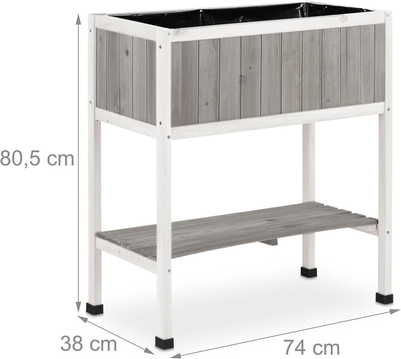 Wooden Planter Flower Bed on Legs