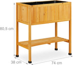 Wooden Planter Flower Bed on Legs
