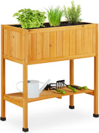 Wooden Planter Flower Bed on Legs