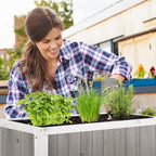 Wooden Planter Flower Bed on Legs