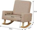 Wooden Rocking Chair for Kids Children's Armchair Sofa