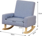 Wooden Rocking Chair for Kids Children's Armchair Sofa