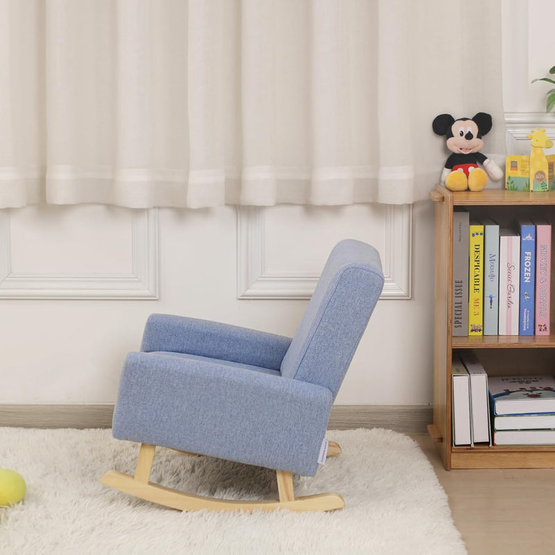 Wooden Rocking Chair for Kids Children's Armchair Sofa