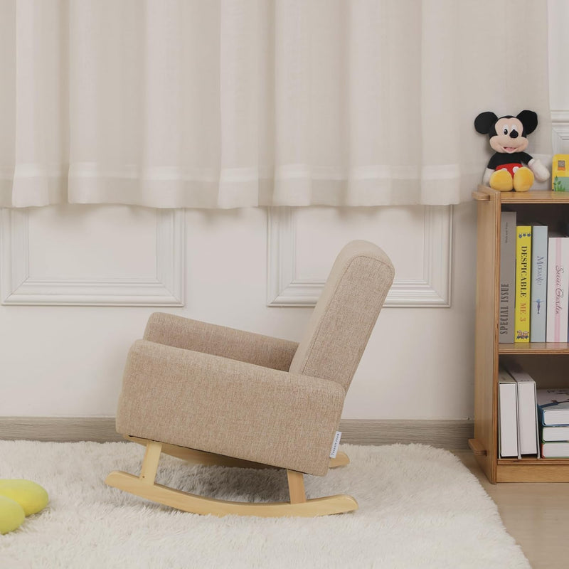 Wooden Rocking Chair for Kids Children's Armchair Sofa