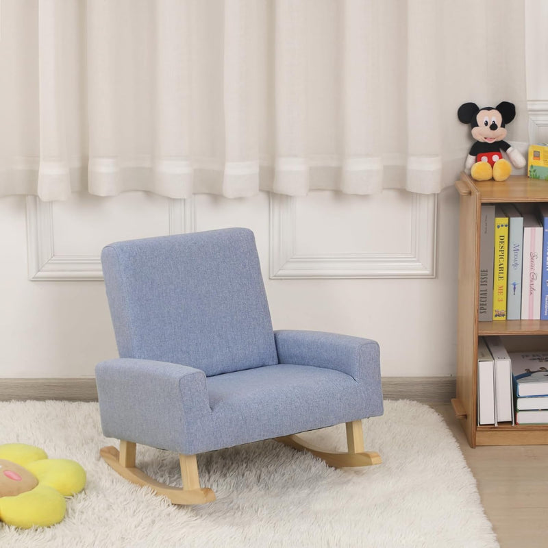 Wooden Rocking Chair for Kids Children's Armchair Sofa