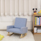 Wooden Rocking Chair for Kids Children's Armchair Sofa
