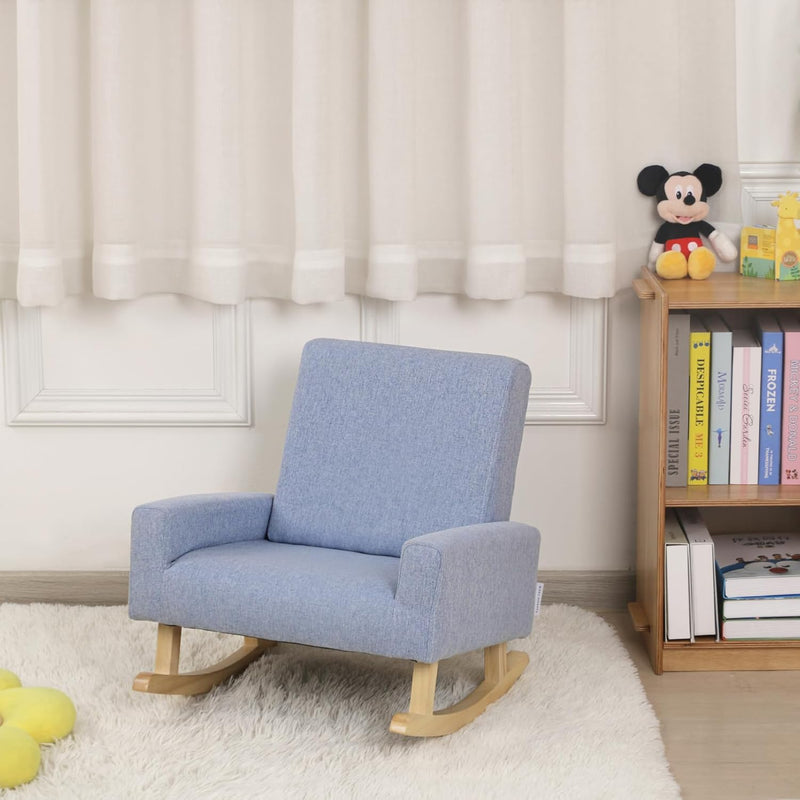 Wooden Rocking Chair for Kids Children's Armchair Sofa