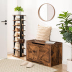 Wooden Storage Chest Trunk Bench with Lid Large
