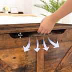 Wooden Storage Chest Trunk Bench with Lid Large