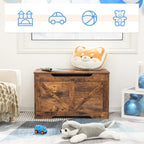 Wooden Storage Chest Trunk Bench with Lid Large
