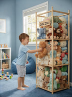 Wooden Stuffed Animal Storage 3 Tier Soft Toy