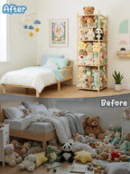 Wooden Stuffed Animal Storage 3 Tier Soft Toy