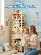 Wooden Stuffed Animal Storage 3 Tier Soft Toy