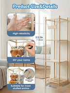 Wooden Stuffed Animal Storage 3 Tier Soft Toy
