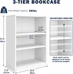 Wooden Thick Frame 6 Cube Storage Organiser Shelf