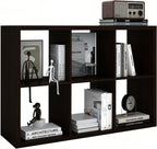 Wooden Thick Frame 6 Cube Storage Organiser Shelf