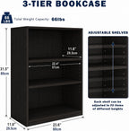 Wooden Thick Frame 6 Cube Storage Organiser Shelf