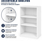 Wooden Thick Frame 6 Cube Storage Organiser Shelf
