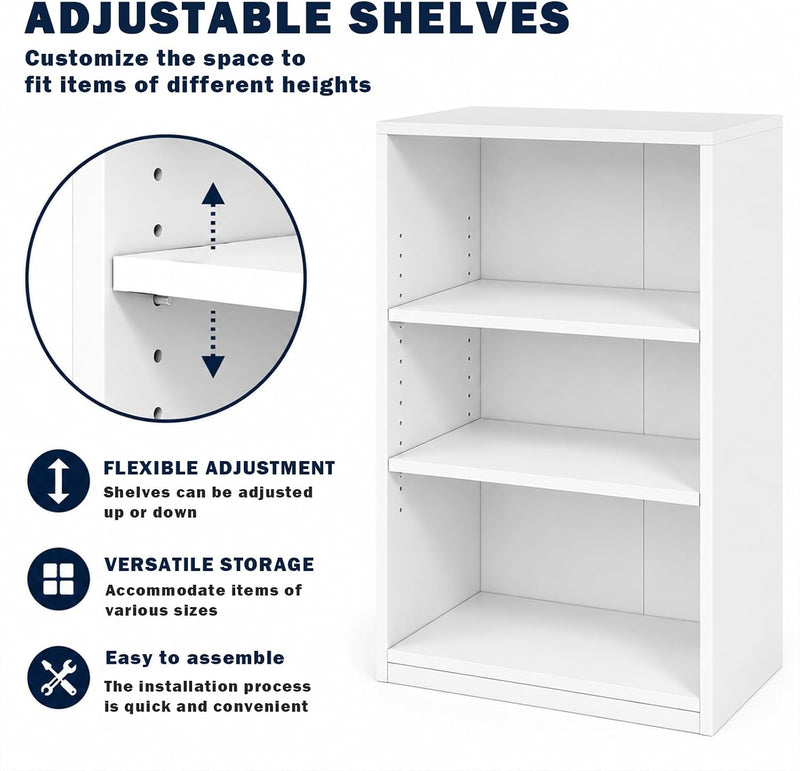 Wooden Thick Frame 6 Cube Storage Organiser Shelf