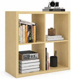 Wooden Thick Frame 6 Cube Storage Organiser Shelf